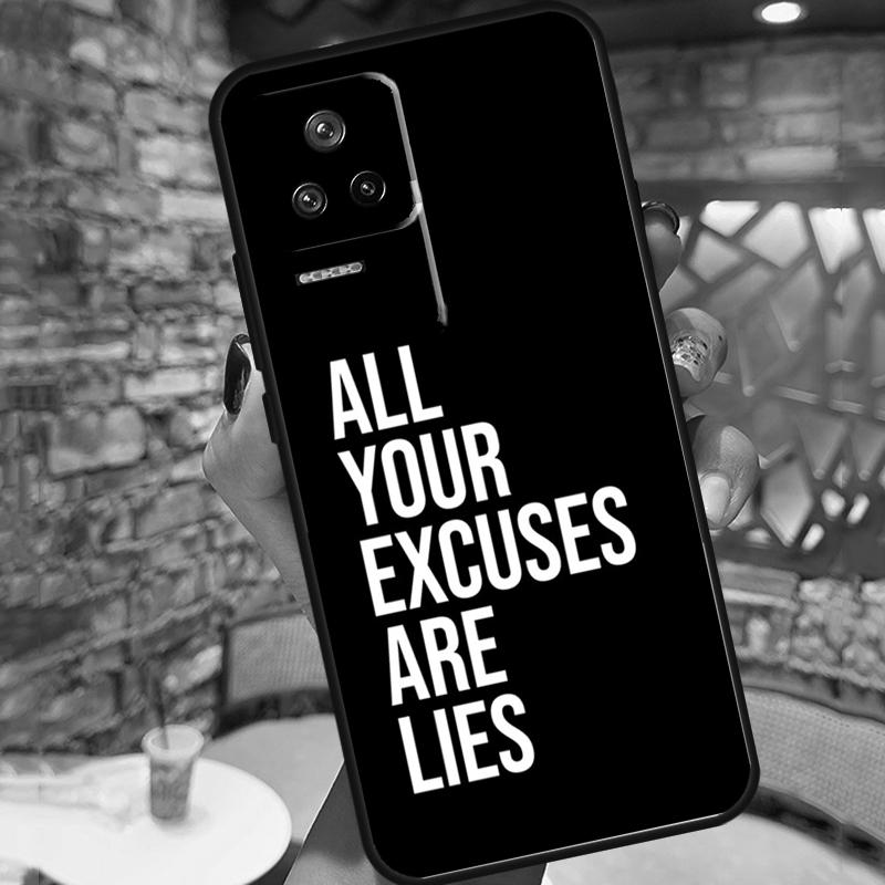 Motivierendes Fitness-Case für Xiaomi 13 14 15 Ultra 11T 12T 13T 14T Pro POCO X7 Pro X3 X5 X6 M6 F5 F6 Pro Hülle