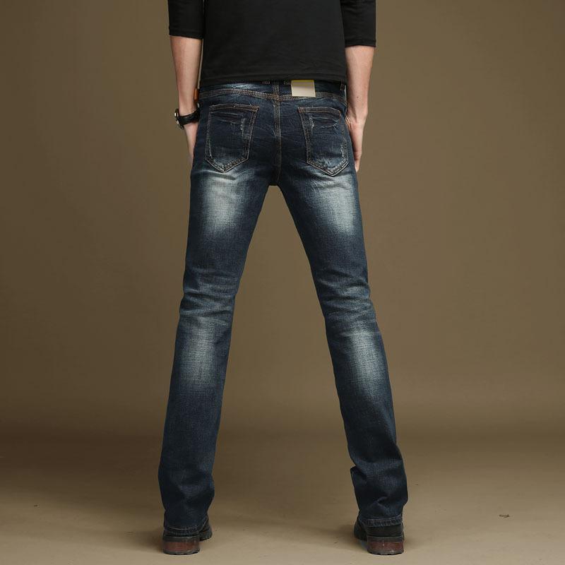 Men's Micro-Flare Denim Trousers Men's Classic Design Flared Trousers