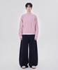 GLW Essential Round Neck Crop Knit Pink