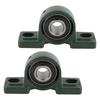 2pcs UCP204 Pillow Block Bearing Ball Mounted Bearing Bore Diameter 20mm