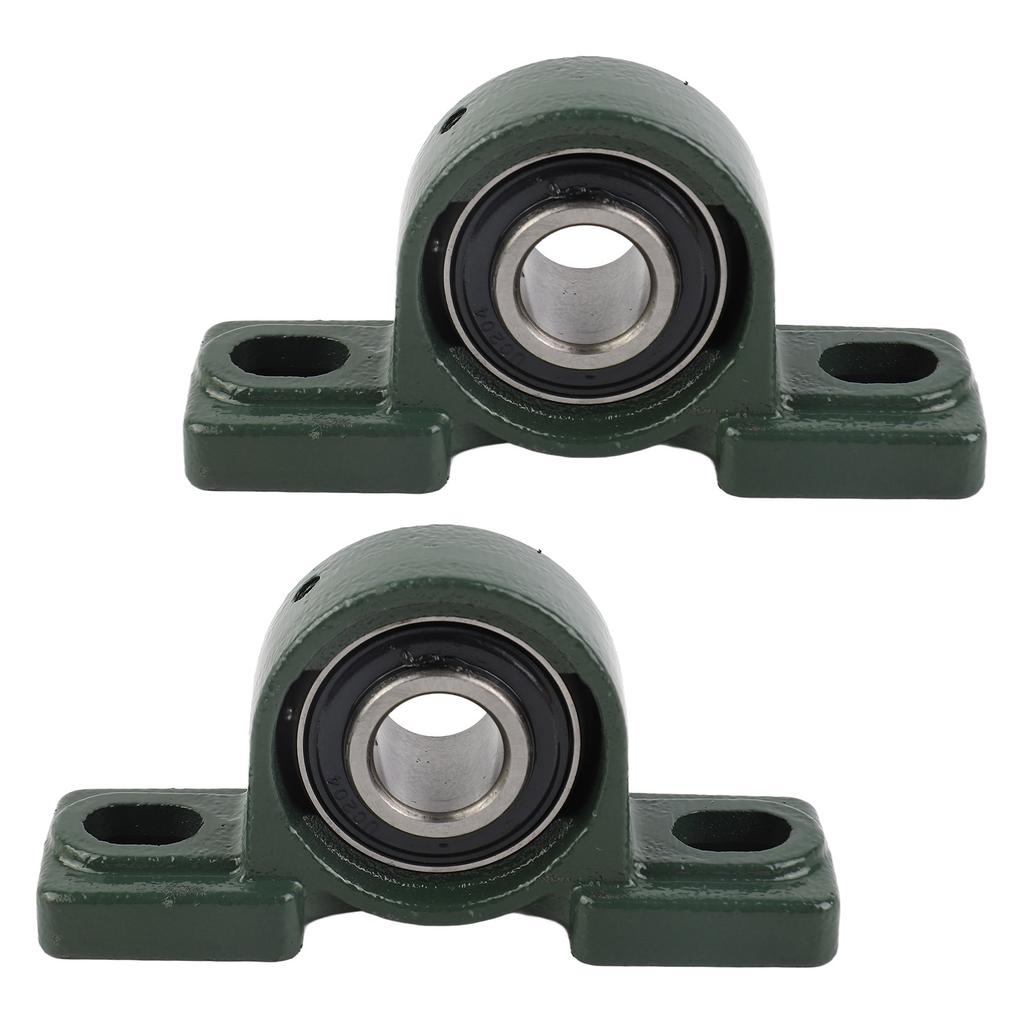 2pcs UCP204 Pillow Block Bearing Ball Mounted Bearing Bore Diameter 20mm