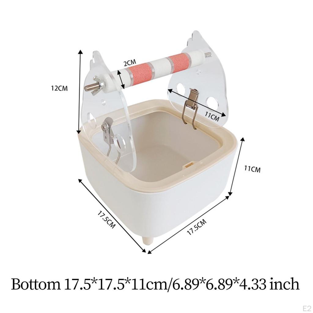 Vogeltoilettenständer, interaktive Sitzstange