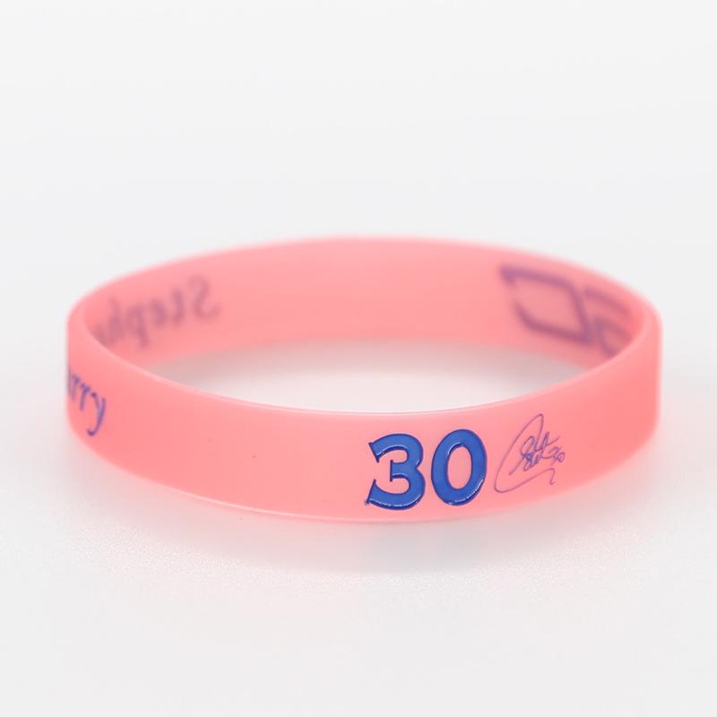 Thickened Luminous NBA Basketball Silicone Wristband: Harden, LeBron, Curry, Irving Edition
