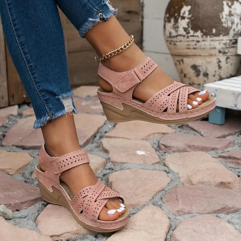 Fashion Women High Heels Shoes Sandals Wedges Platform Slippers Summer Flip Flops Beach New Fashion Dress Pumps Zapatos Mujer Slides