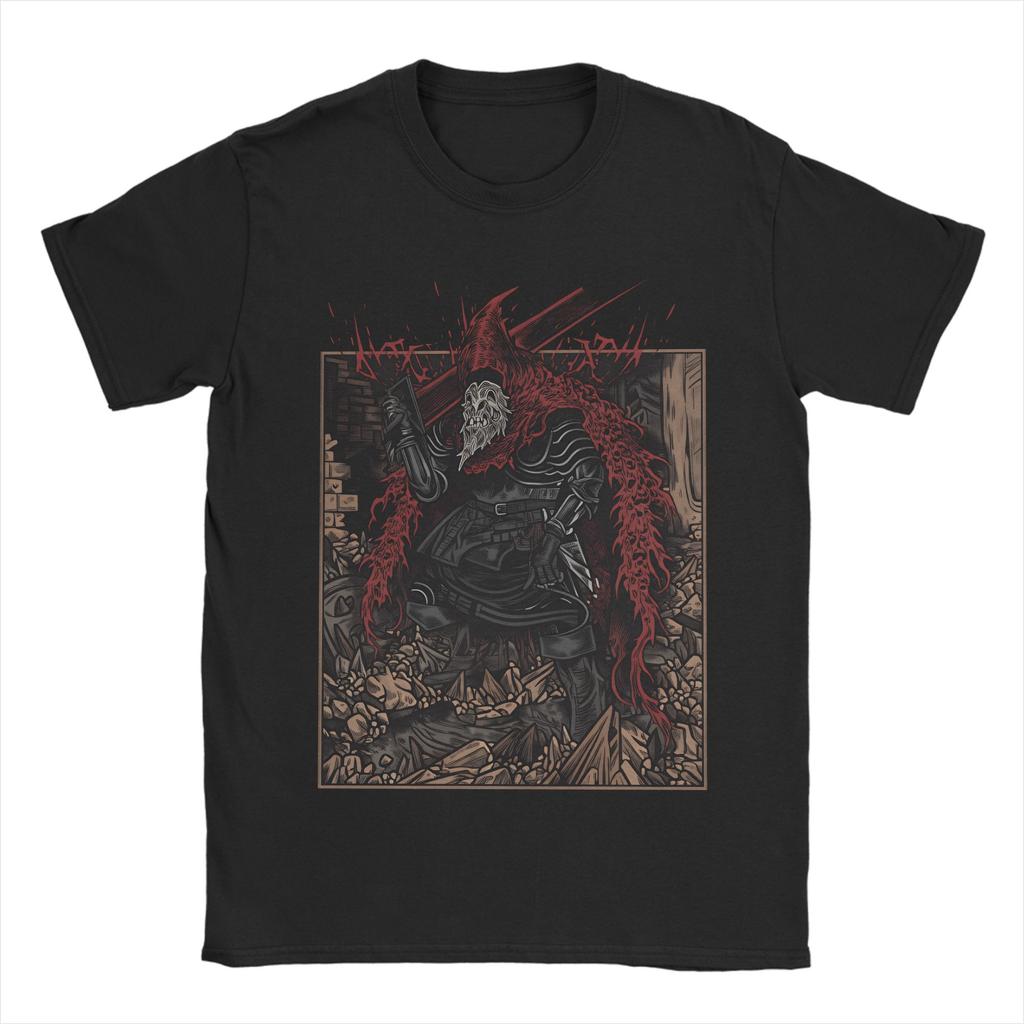 Slave Knight Gael Darks Game TShirt Unisex Novelty Cotton Tees Crew Neck Short Sleeve T Shirts Plus Size Tops