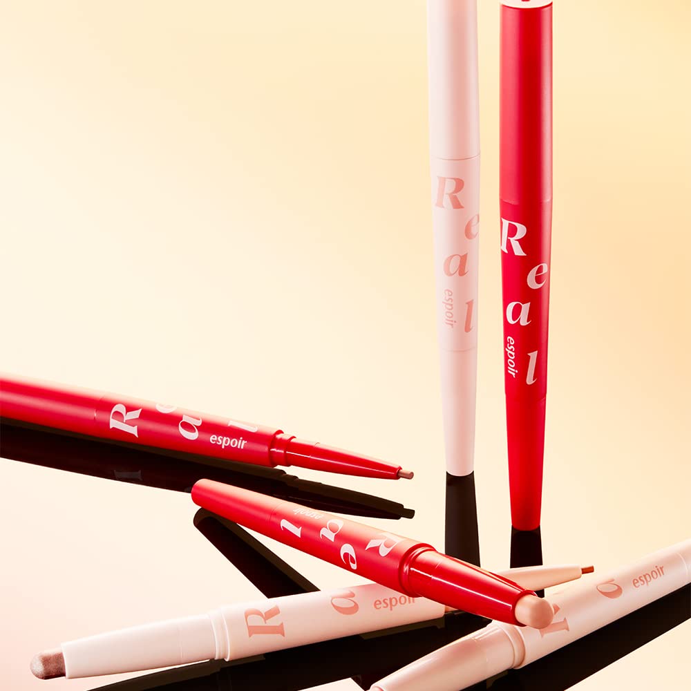 espoir Real Eye Dual Stick Pink Dual Stick Korean Official espoir Website Eyeshadow, #03 Beam, 1.45g, Type, 2-Step Eyeshadow, Under-Eye Makeup,