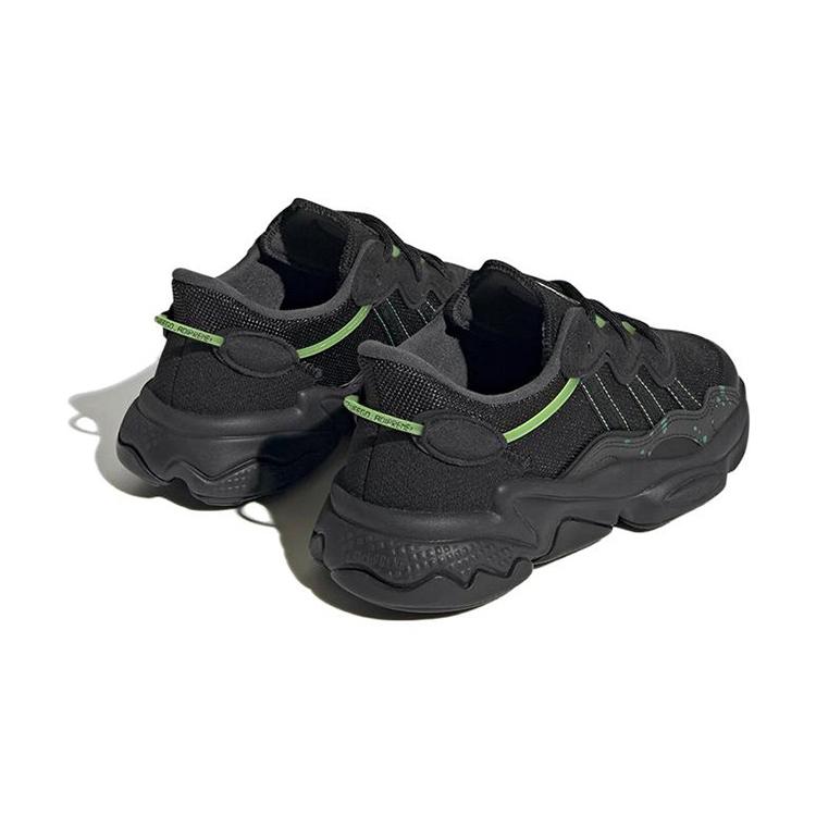 Adidas Ozweego Black Solar Green GS HQ1637