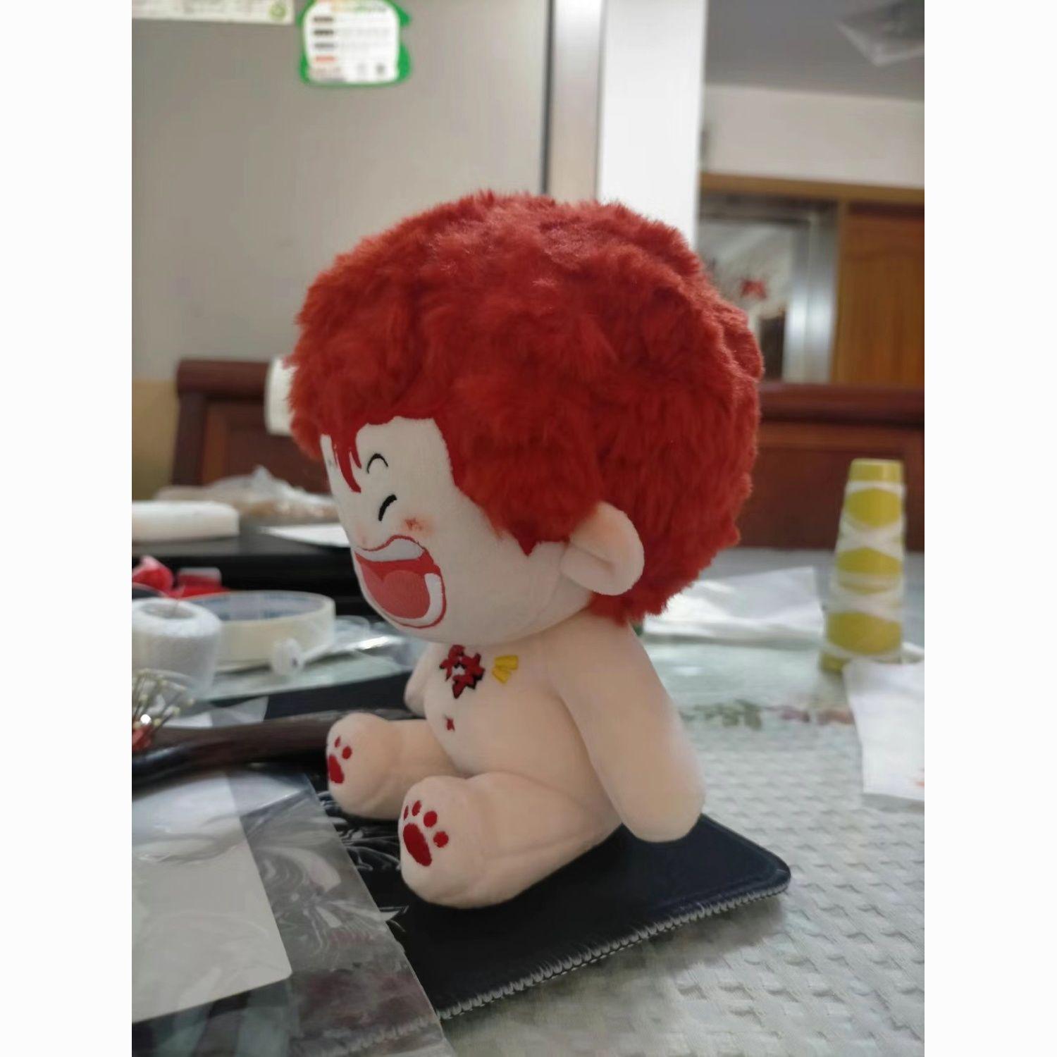 

Оригинальная хлопковая кукла Тигр 20 см «Слэм-данк» - Идеальный подарок на день рождения для девочек 20cm Without Skeleton