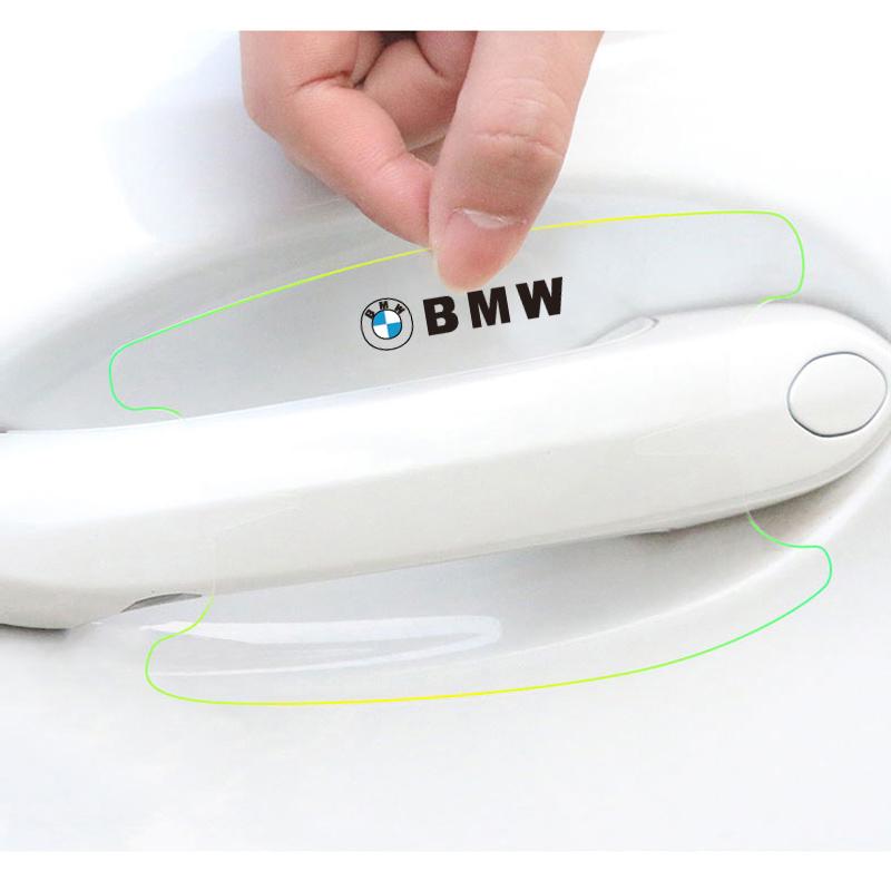 2026 Hot 8Pcs/set Car Stickers Door Handle Bowl Scratch Protective Sticker For BMW X1 X3 X4 X5 E46 E90 F20 E60 E39 F10 M1 M2 M3 M5 M6 E87 Jdsg40