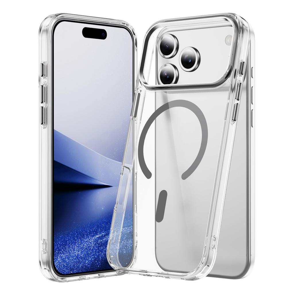 For Apple 16 Phone Case, New Transparent Magnetic Suction Full Package, Anti Drop and Anti Yellow for IPhone 17 ProMax Phone Case