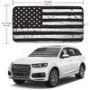 American Flag Car Windshield Sun Shade Foldable Sunshade Front Window Cover Sun Visor Protector Accessories (59X27.5 Inches)