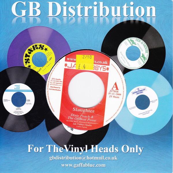 

7inch Record DIXIE PEACH THE OFFBEAT POSSE Slaughter JT7018 Jah Tubbys 2009 UK Reggae Ska Dub Used