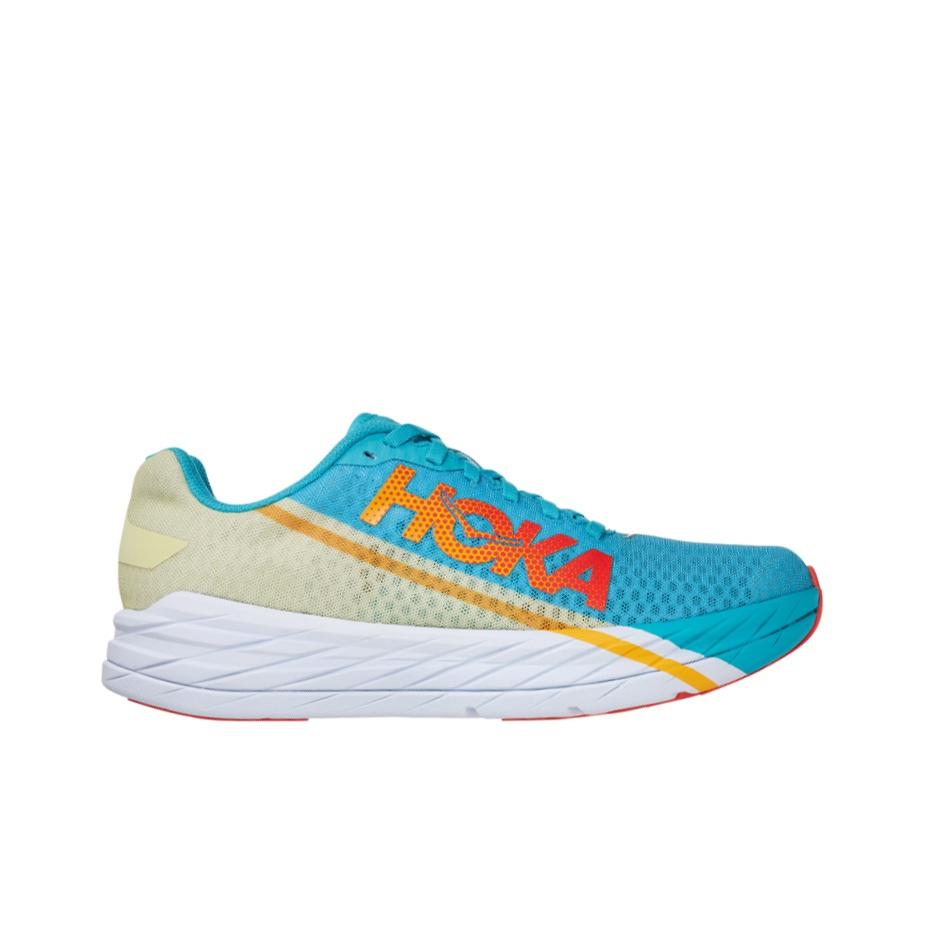 Hoka One One Rocket X Scuba Blue (Alle geslacht) Heren Sneakers Luminary-Green 1113532-SBLGR