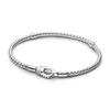 Adjustable Round Bead Bracelet S925 Pure Silver Heart Snake Bone Bracelet Charm DIY Accessories For Women's Gifts