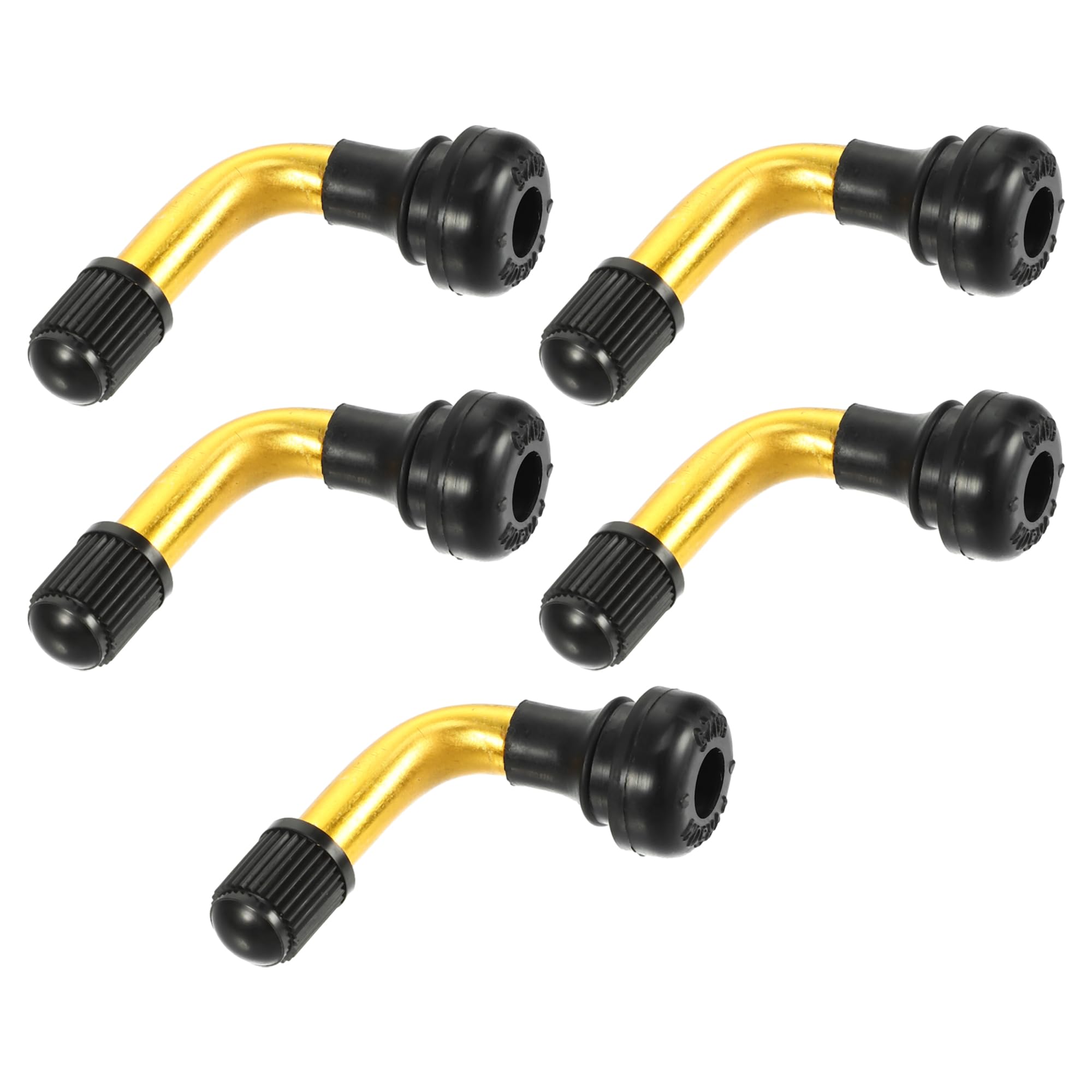 

Partuto 5pcs Universal PVR50 Tubeless Tire Valve Stem - Tubeless Tire Valves for Car, золотой