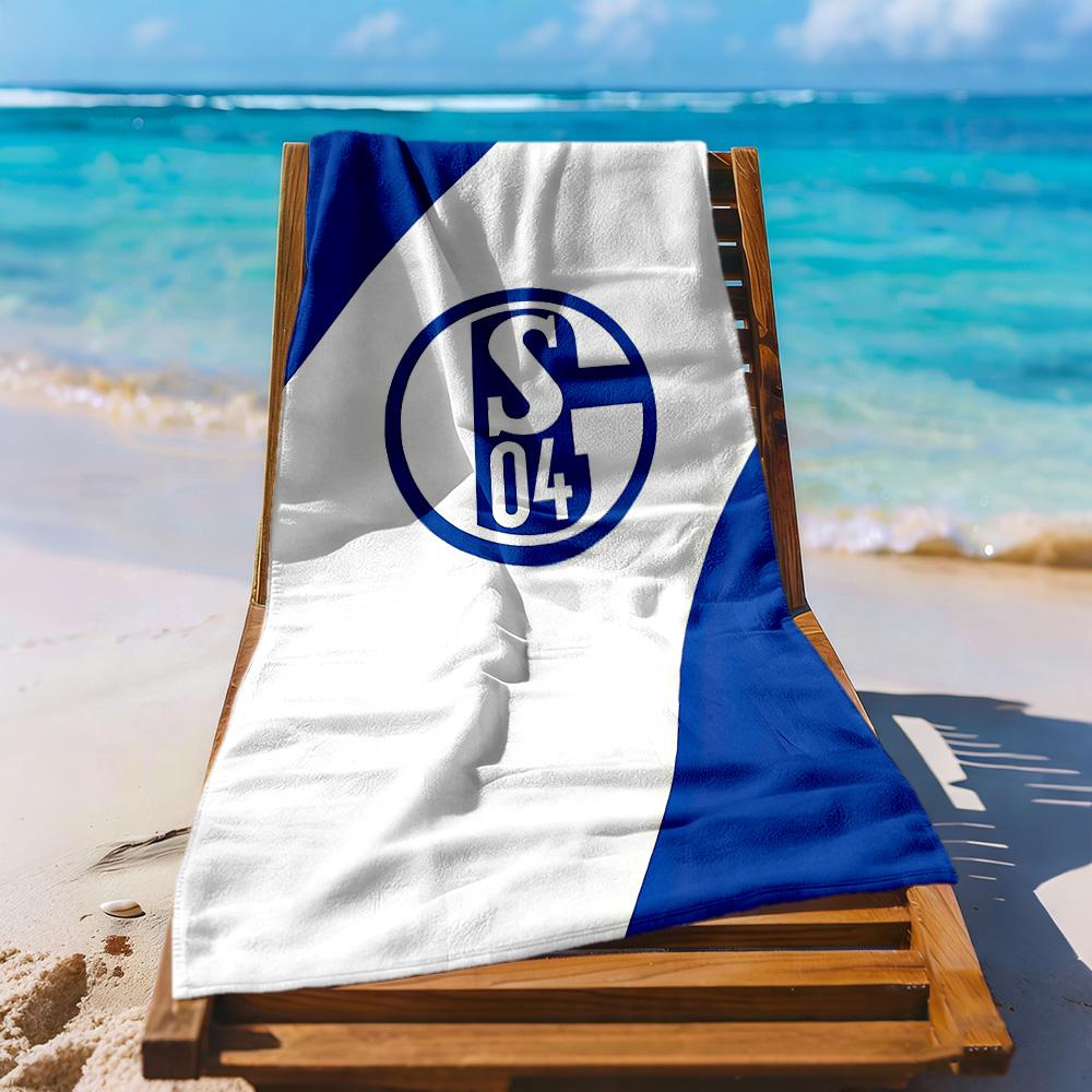 Fc Schalke2 Beach Towel Soft Durable Quick-Dry Comfortable Lightweight