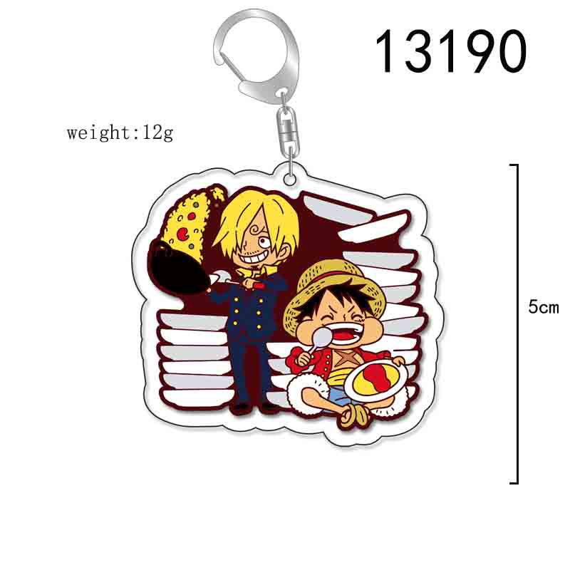 Acrylic Keychain - Luffy, Zoro, Nami Anime Pendant
