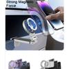 Portable Phone Mount Stand for Airplanes Train Desktop Use Magnetic Holder Adjustable Stand Foldable Hands Less Viewing