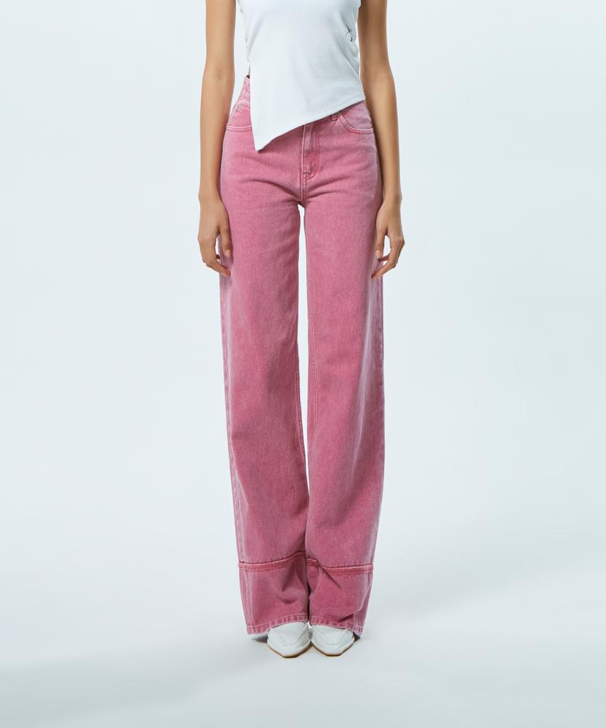 JINBARBIE Rolled-Up Pants Indie Pink
