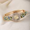 Women's Watch Rhinestone Decorative Leaf Bracelet Quartz Wristwatch