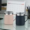 Stainless Steel Coffee Mug 450ml Travel Tumbler Insulated Coffee Mugs For Office Students Drivers Gym Daily Commute Camping