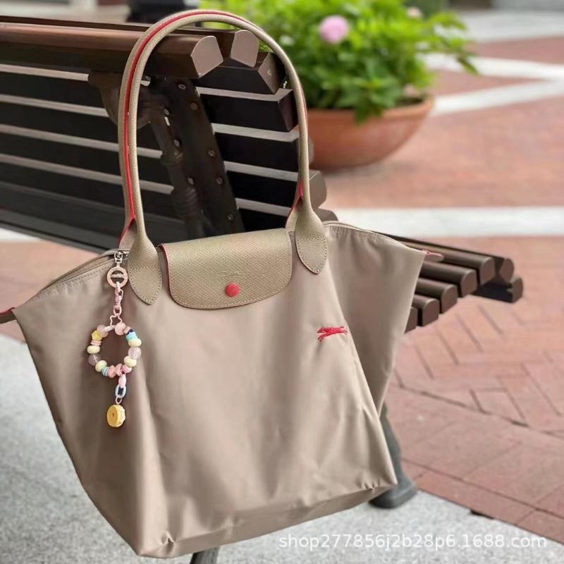 Longxiang Tasche Zhou Stickerei Tragetasche Handtasche Knödeltasche Patchwork Pendeln Große Kapazität
