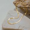 Yori Trendy Stainless Steel Chain Necklace for Women Golden 18K Plated Stainless Steel Fashion Holiday Jewelry Gift