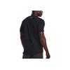 Under Armour Rush 2.0 Vent Solid Logo Training Quick-Dry Breathable Crew Neck Short Sleeve T-Shirt Men Tops Black 1370317-001
