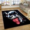 3D Kiss Rock Heavy Metal Band Carpet Rug for Bedroom Living Room Home Sofa Decoration,Child Game Large Decor Floor Mat Gift