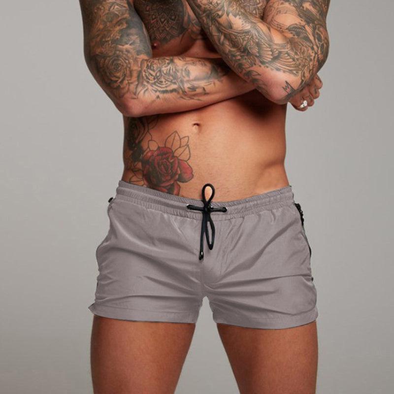 Men's Summer Fitness Running Shorts - Muscle Fit Sports Pants