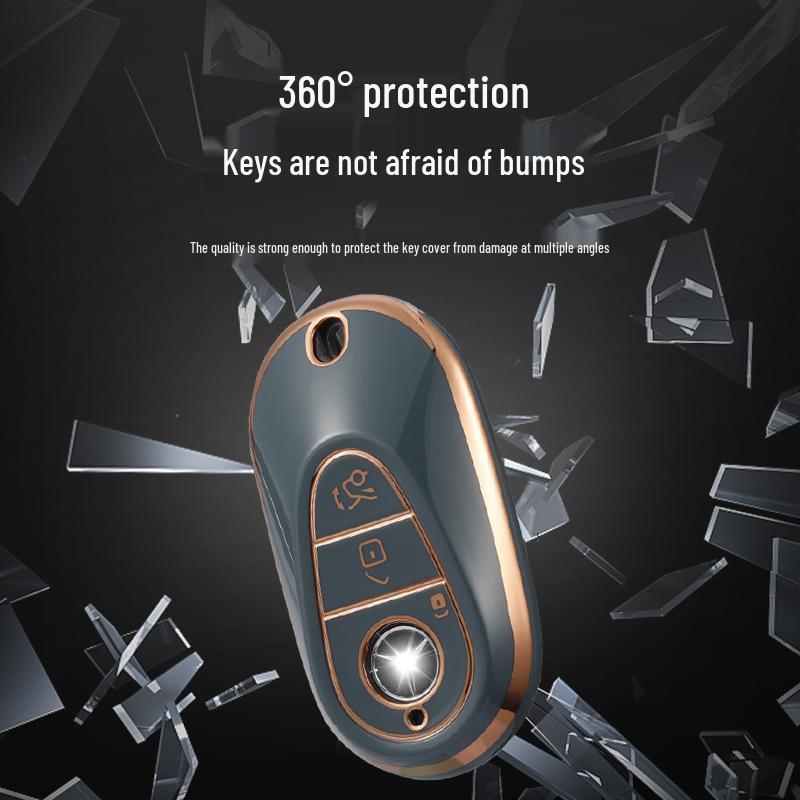 Mercedes-Benz C & S-Class Key Case for 2022 C260L, Maybach S400, S450, S480