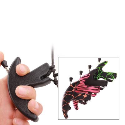 Archery Bow Release Aid 3-finger Thumb Grip Recurve Bow Releaser Aid Tool Arrow Archery Equipment