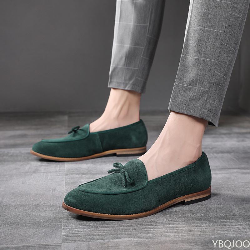 Pantofi Loafer din Piele Suede pentru Bărbați Pantofi Fashion pentru Bărbați Pantofi Casual pentru Bărbați Încălțăminte pentru Petrecere Nuntă Mărimi Mari 37-47