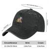 Pilzwald Baseballkappe Unisex Verstellbar Vintage Stil Lässig Sonnenschutz Visier