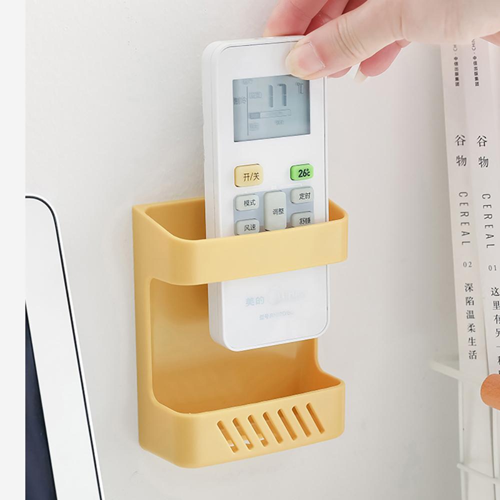 Air Conditioner Organizer Home Office Stand Rack Storage Box Remote Control Holder Plug Holder