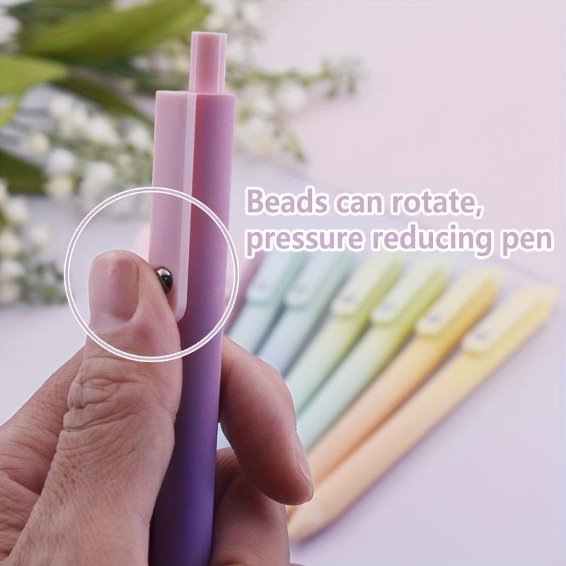 12pcs Set of Macaron Gradient Ballpoint Pens, Stylish and Fun Pens, Office Stationery Pens