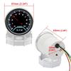 12V 52mm Racing Car Gauge 12V LED Smoke Len -1~0~2 BAR Turbo Boost Gauge Tachometer Water Temperature Meter Oil Pressure Gauge