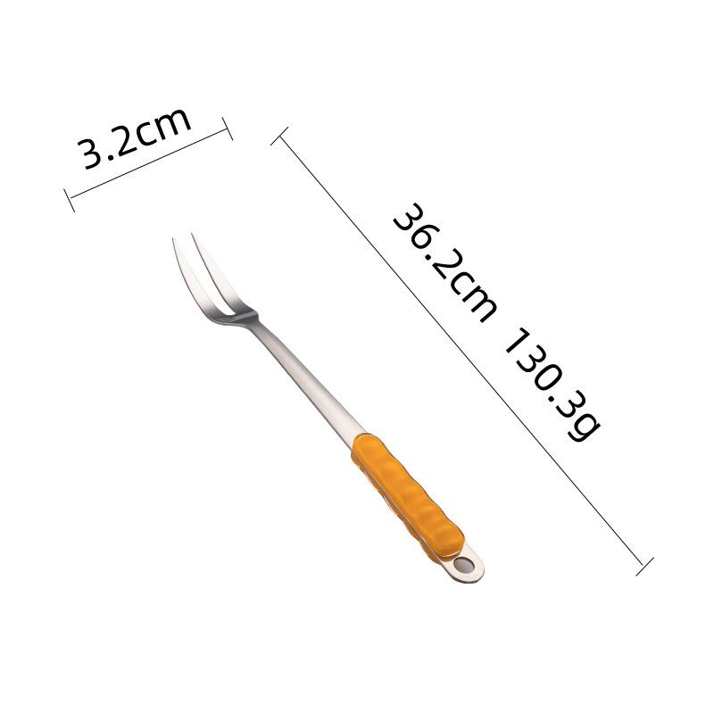 HANYANG Stainless Steel Kitchenware Set Colourful Handle Thickened Stir-Fry Spatula Insulated Cooking Spatula Spatula Spatula Fishing Noodle Spoon