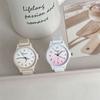 Silicone Strap Quartz Watch Quartz Movement Watch Creative Women's Watch  Gift