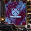 Wall Hanging Tapestry West Ham United Football Print Cloth for Living Room Bedroom Home Decor