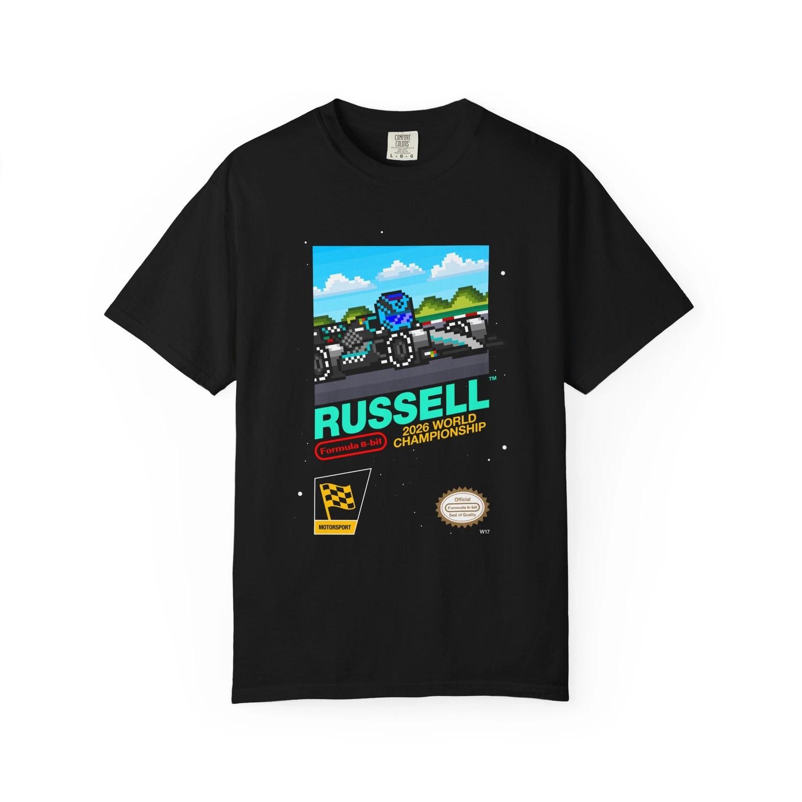 Russell 8-bit Game Adult Heavyweight 100% Cotton T-shirt S