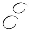 Graduation Cap Headband Insert Anti Fall Grad Cap Stabilizer Holder Compatible with Eyeglasses 2 Pack