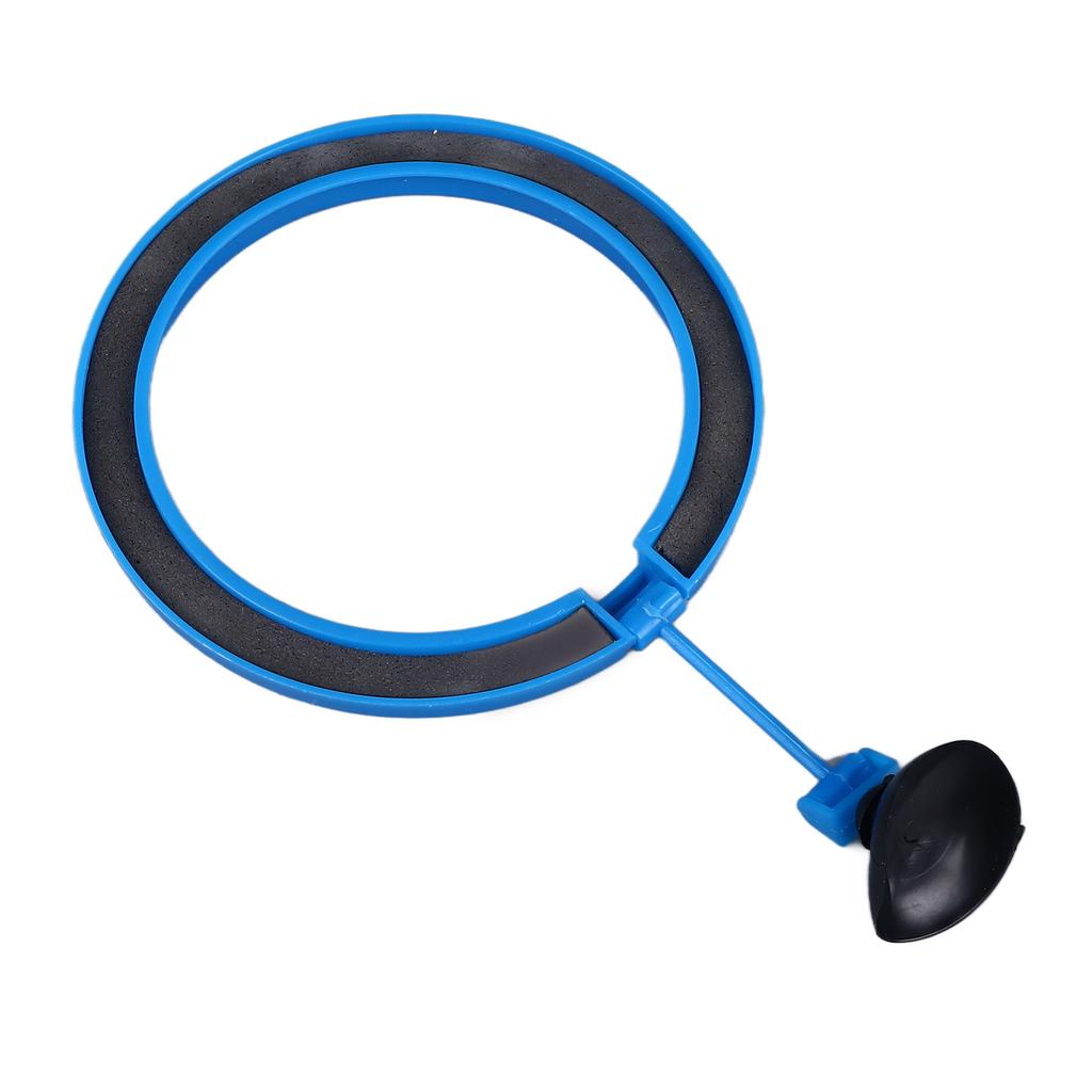 Kroužek na krmení ryb s přísavkou, snadná instalace, zabraňuje vodním turbulencím a mytí jídla dovnitř