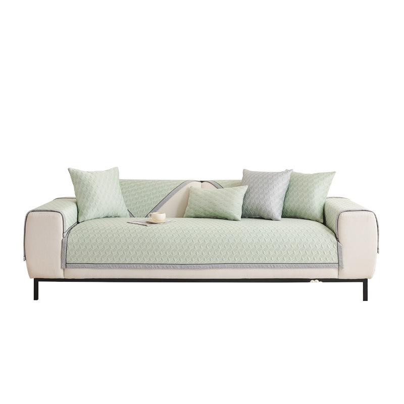 Cool Doudou Summer Sofa Cushion Mat Seat Cushion Ice Silk Non-slip Sofa Cover Summer Cool Sofa Cover