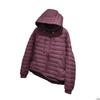 Korean Style Women's 90% Duck Down Jacket - High Quality, Casual, Thin, Loose Fit, Hooded Coat for Autumn/Winter