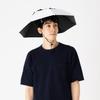 Umbrella Hat Parasol for Covering Umbrella Covering Umbrella Haha! (Hat Umbrella) Fishing, Farming, Gardening, Etc. [LIEBEN-3810] (White/Black)