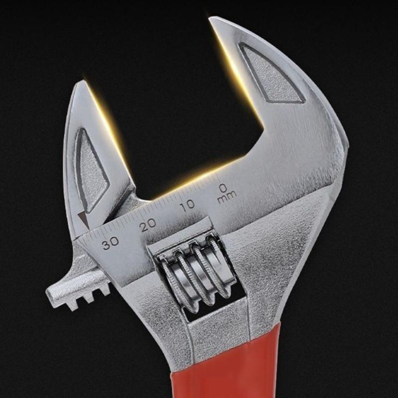 כלי נוח מתכוונן עם פתיחה רחבה 30 מ"מ לסת ידית עמידה בפני החלקה עיצוב נייד לתחזוקת אינסטלציה