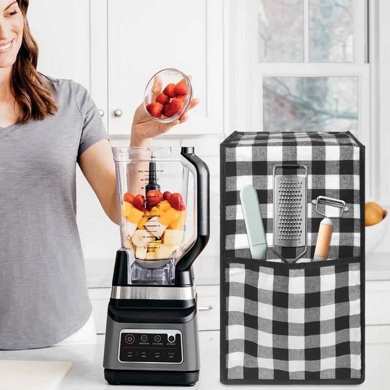 Blender Dust Cover Anti-Stain Cover For Kitchen Blender Protection With Accessory Pocket Kitchen Blender Storage Protects China Mainland
