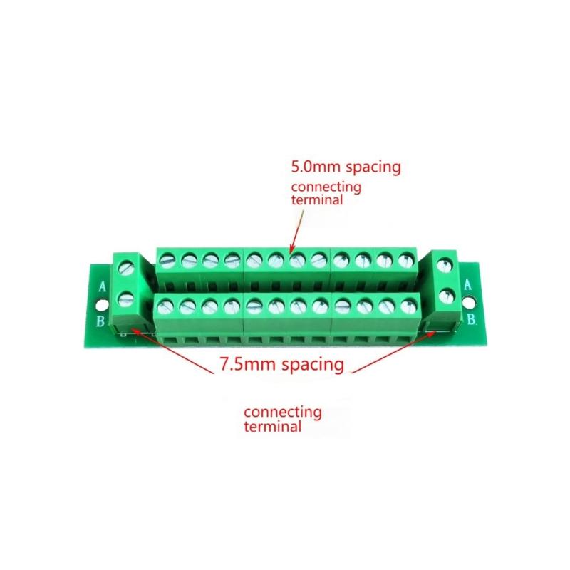 Multipurpose Screw Clamp Power Distribution Module Terminal Block Wire Connector Power Distribution Board for Electrical
