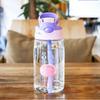with Flip Straw Water Sippy Cups Leakproof Drinking Cup Sports Bottles  for Student Outdoor Sports